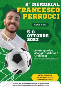 oria memorial francesco perrucci seconda edizione ottobre 2023