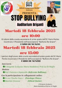 locandina stop bullying